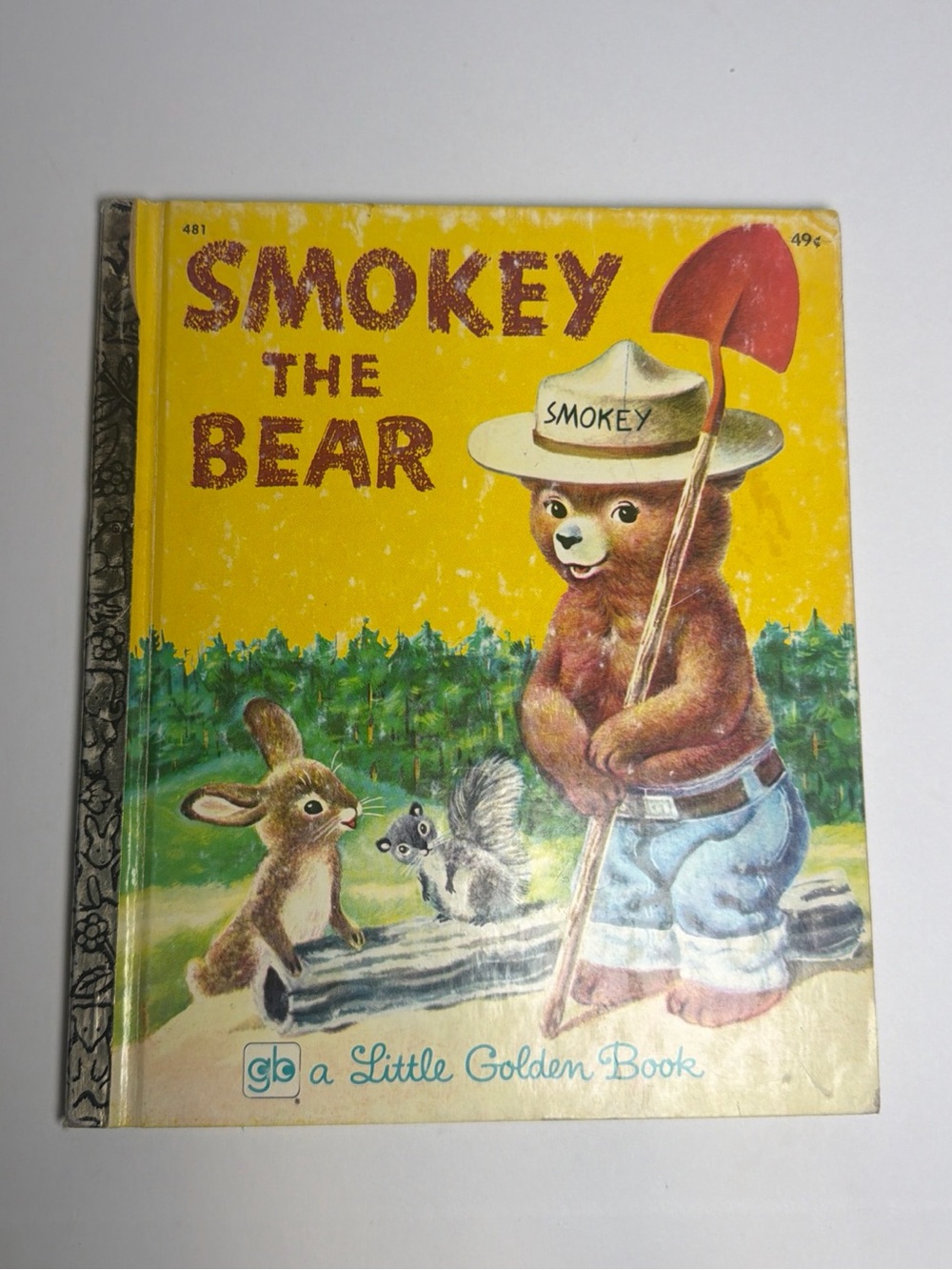 Vintage Smokey The Bear Little Golden Book 1976 Number 481 by jane Werner